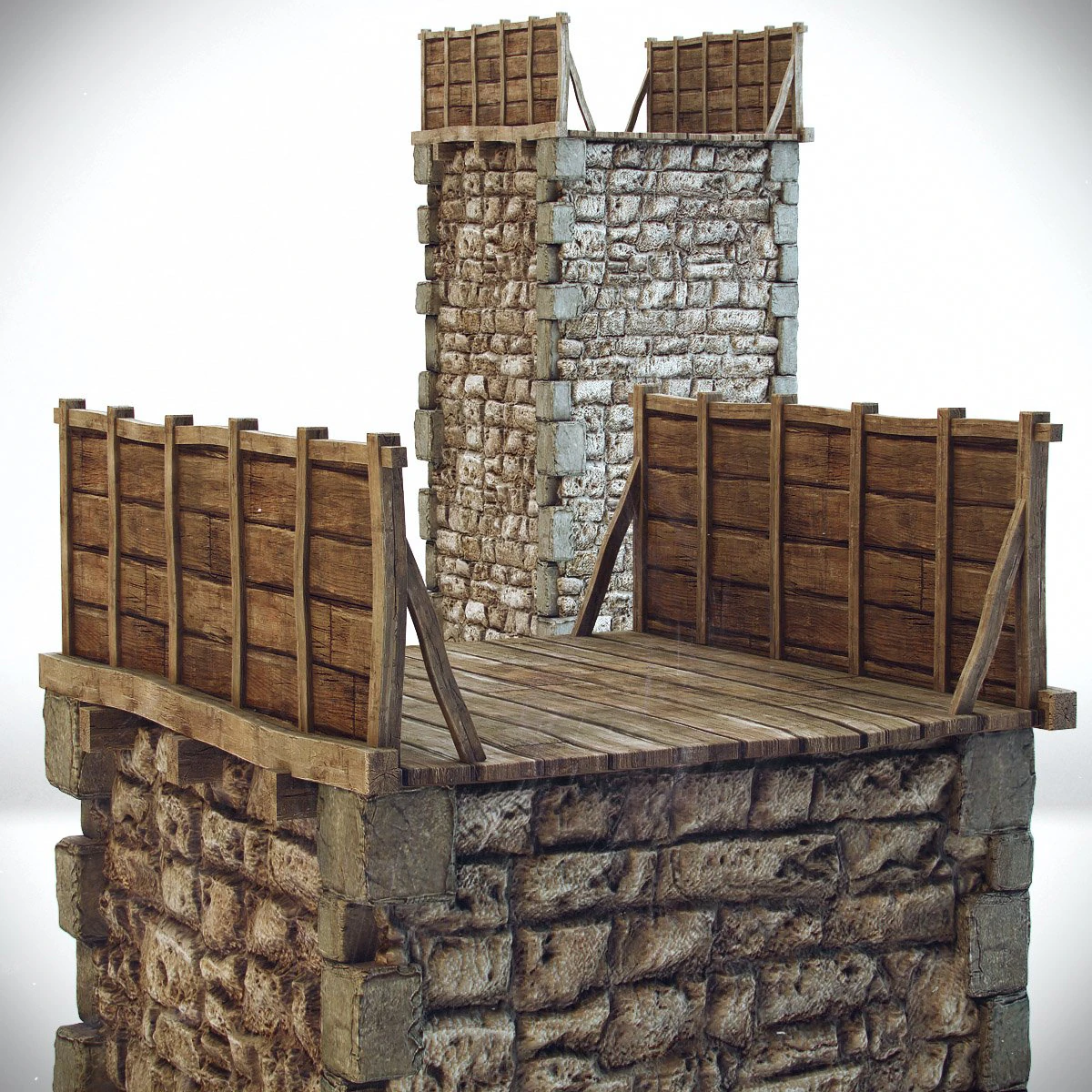 derrick tower 3D Model .c4d .max .obj .3ds .fbx .stl .blend 