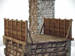derrick tower Modelo 3D
