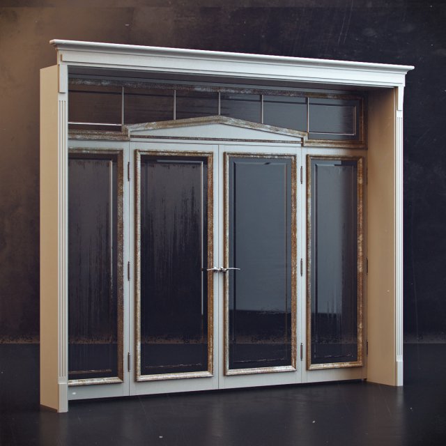 doors hogart 3D Model .c4d .max .obj .3ds .fbx .stl .blend 