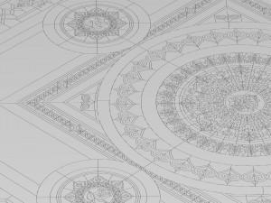 dark stone floor 3D Модель