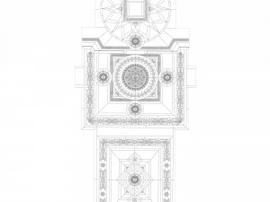 dark stone floor 3D Модель