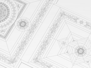 dark stone floor 3D Модель