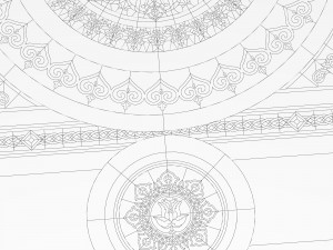 dark stone floor 3D Модель