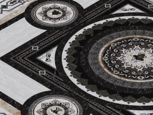 dark stone floor 3D Модель
