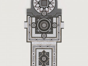 dark stone floor 3D Модель