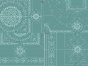 dark stone floor 3D Модель