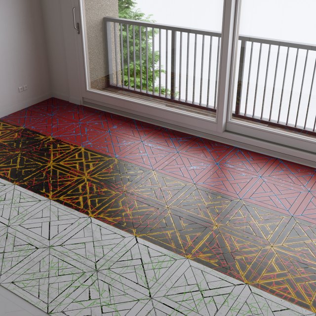 floors set 005 3D Модель .c4d .max .obj .3ds .fbx .stl .blend 