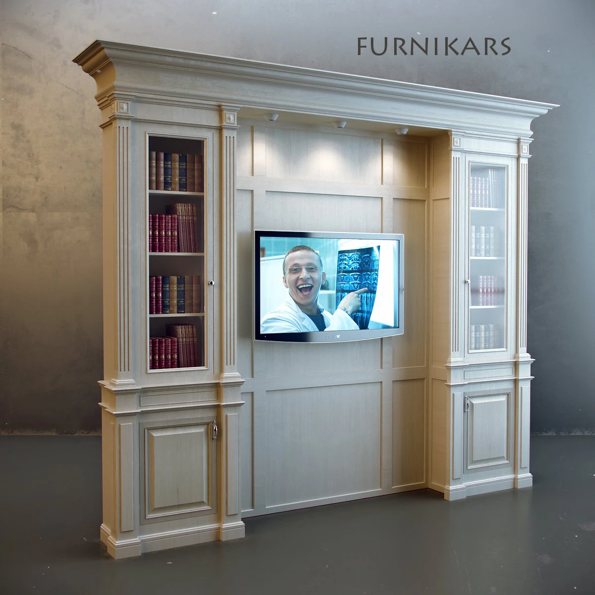 furnikars book case 3D Model .c4d .max .obj .3ds .fbx .stl .blend 
