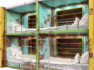 letti color Modèle 3D