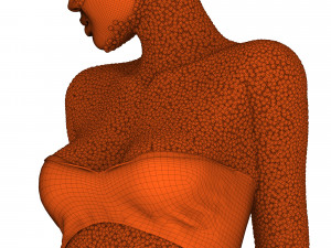 mannequin in crystals 3D 模型