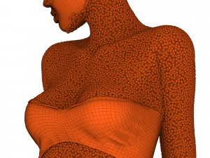 mannequin in crystals 3D Model