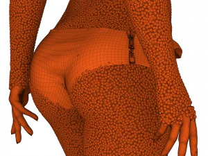 mannequin in crystals 3D Model