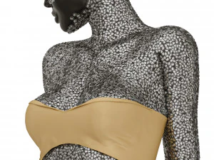 mannequin in crystals 3D Model