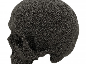skull figurine n02 3D Model