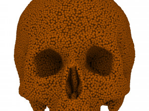 skull figurine n02 3D Model
