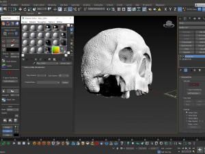 skull figurine n02 3D Model