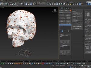 skull figurine n02 3D Model