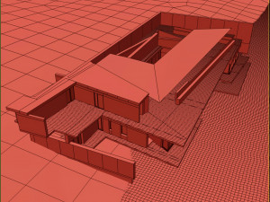 build h 002 japan lake house 3D Модель