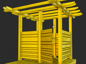 summer shower letniy dusch 1 Modello 3D