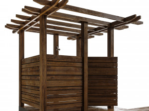 summer shower letniy dusch 1 Modello 3D