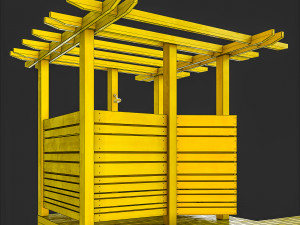 summer shower letniy dusch 1 Modello 3D