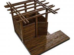 summer shower letniy dusch 1 Modello 3D