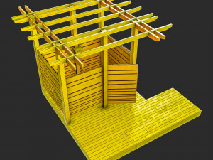 summer shower letniy dusch 1 Modello 3D