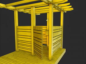 summer shower letniy dusch 1 Modello 3D