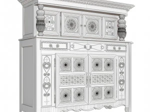Buffet 02 Corona 3D Model