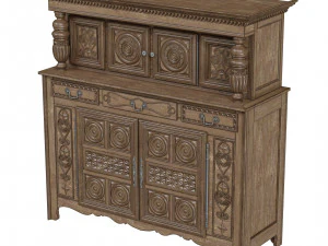 Buffet 02 Corona 3D Model