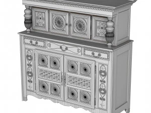 Buffet 02 Corona 3D Model