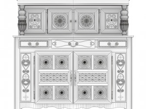 Buffet 02 Corona 3D Модель