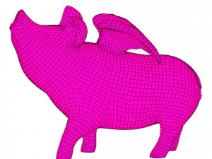 Rockstar Pig Kare Design 3D Model
