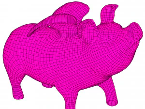 Rockstar Pig Kare Design 3D Model