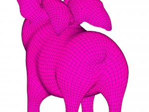 Rockstar Pig Kare Design 3D Model