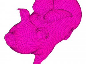 Rockstar Pig Kare Design 3D Model
