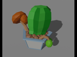 simple flower pot 3D Model