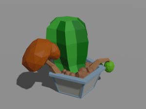 simple flower pot 3D Model
