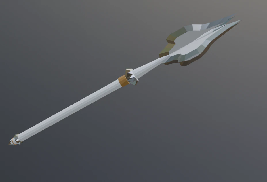 war spear 3D Model .c4d .max .obj .3ds .fbx .stl .blend 