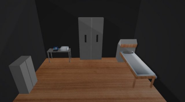 single room Model 3D .c4d .max .obj .3ds .fbx .stl .blend 