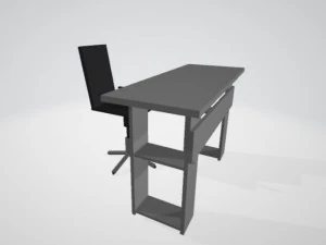 table with chair 3D Model