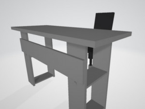 table with chair 3D Model