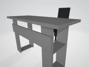 table with chair 3D Model