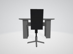 table with chair 3D Model
