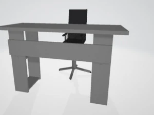 table with chair 3D Model