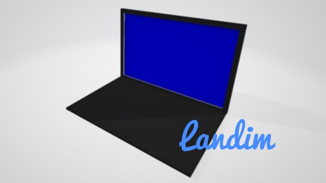 notebook landimm 3D Модель .c4d .max .obj .3ds .fbx .stl .blend