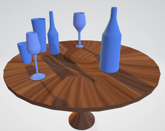 bottles glasses and bowls 3D Model .c4d .max .obj .3ds .fbx .stl .blend 