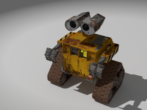 wall e 3D मॉडल