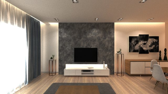 interior condomminium Modello 3D .c4d .max .obj .3ds .fbx .stl .blend