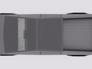 tesla cybertruck 3Dモデル